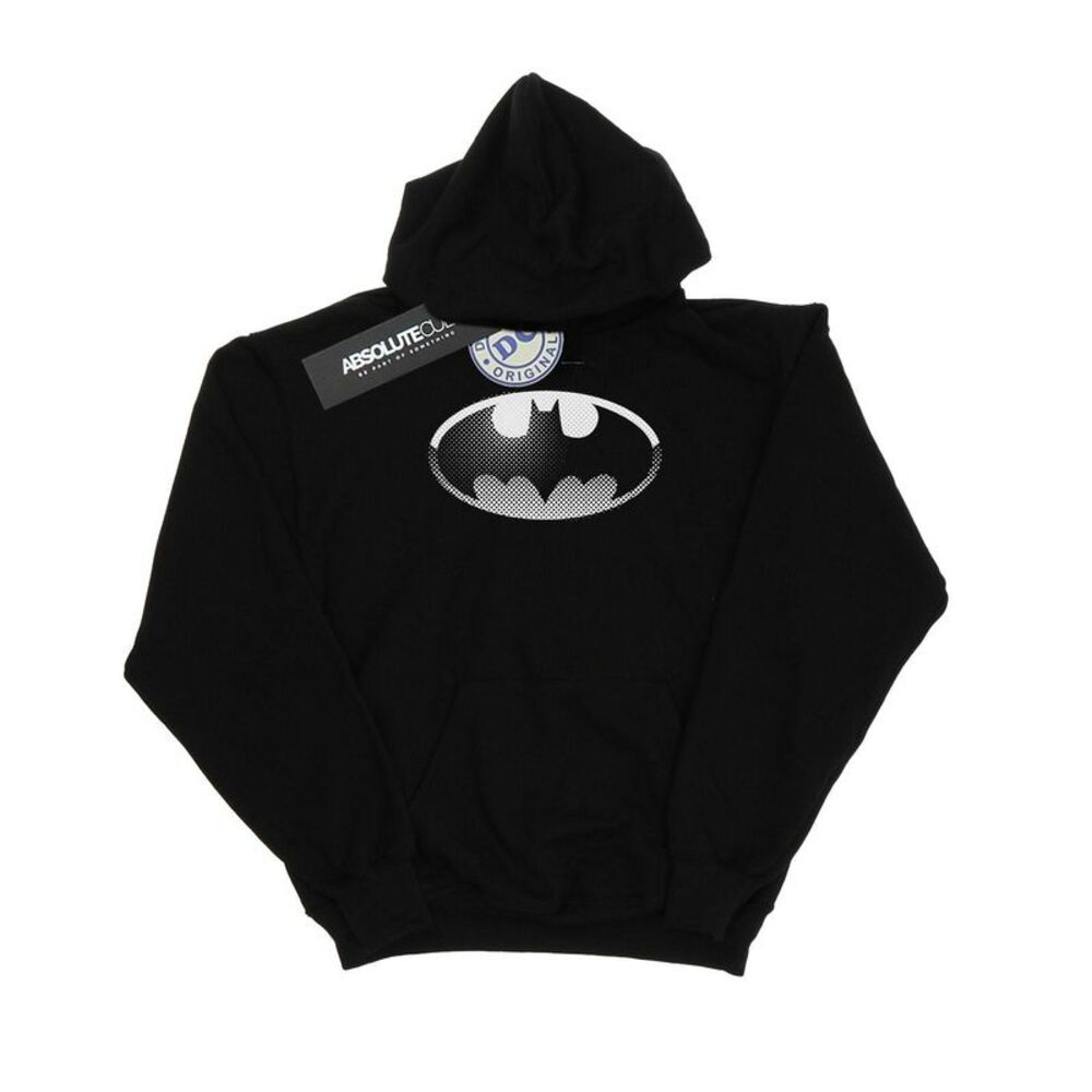 DC Comics Mens Batman Spot Logo Hoodie / Black